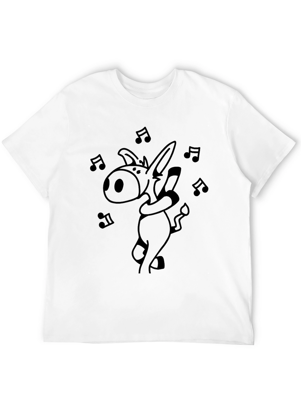 Dancing Donkey T-Shirt - Funny Cartoon Music Tee