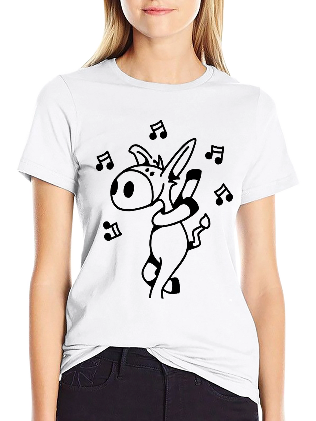 Dancing Donkey T-Shirt - Funny Cartoon Music Tee