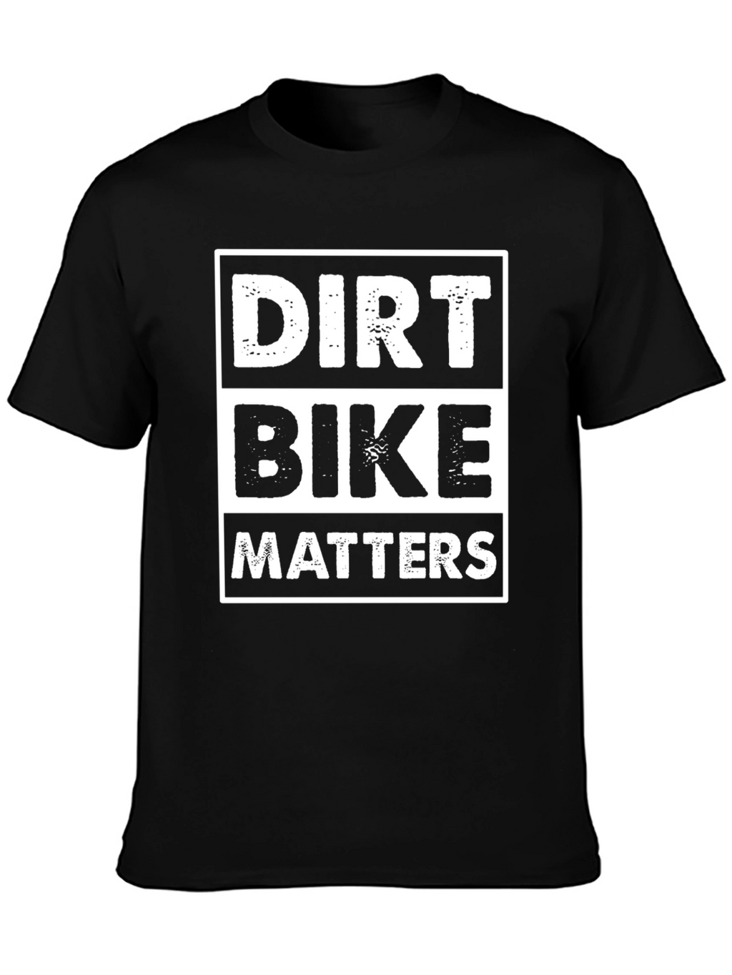 Dirt Bike Matters Graphic Tee - Black Cotton T-Shirt