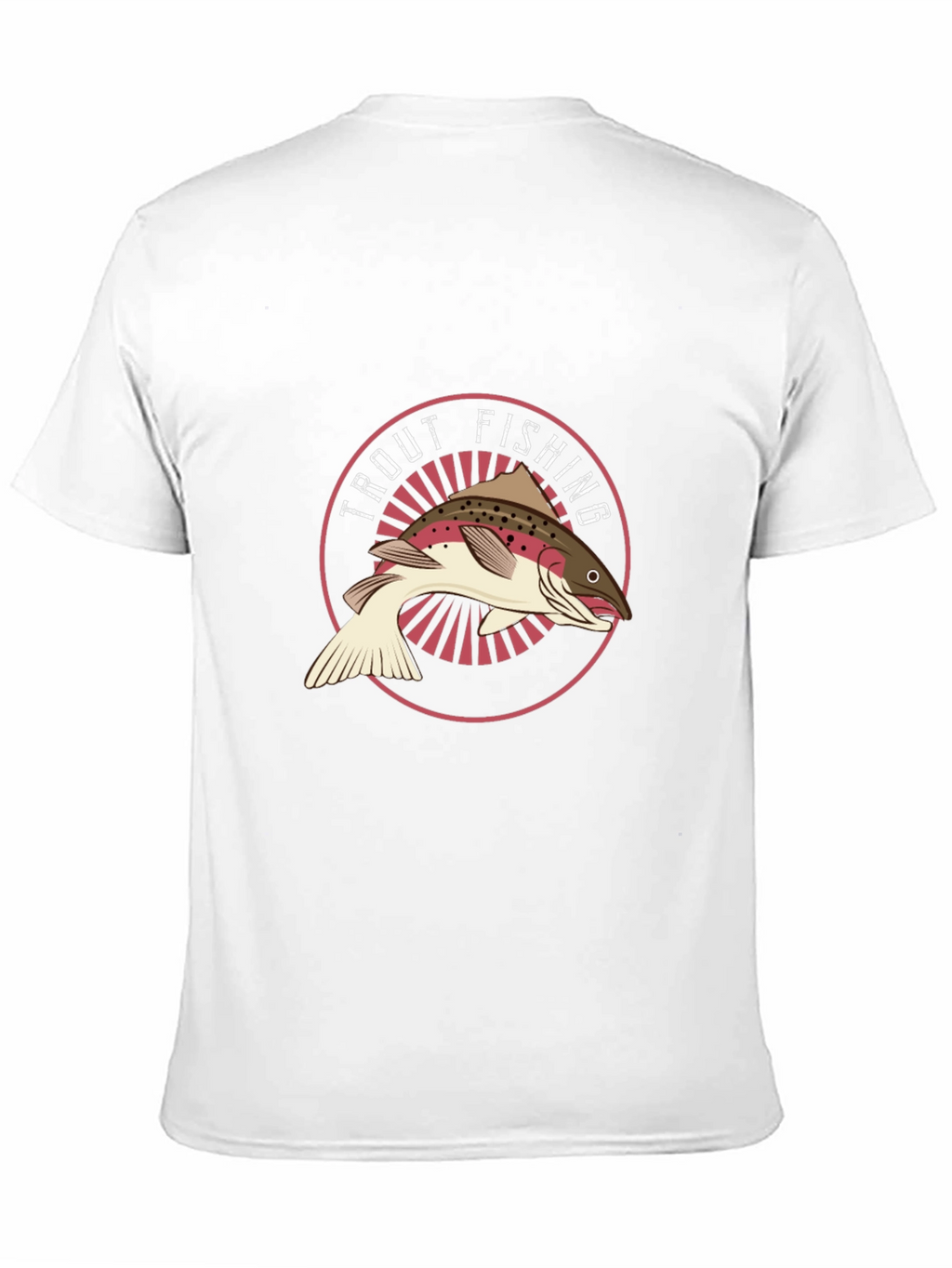 Trout Fishing Graphic Tee - Black