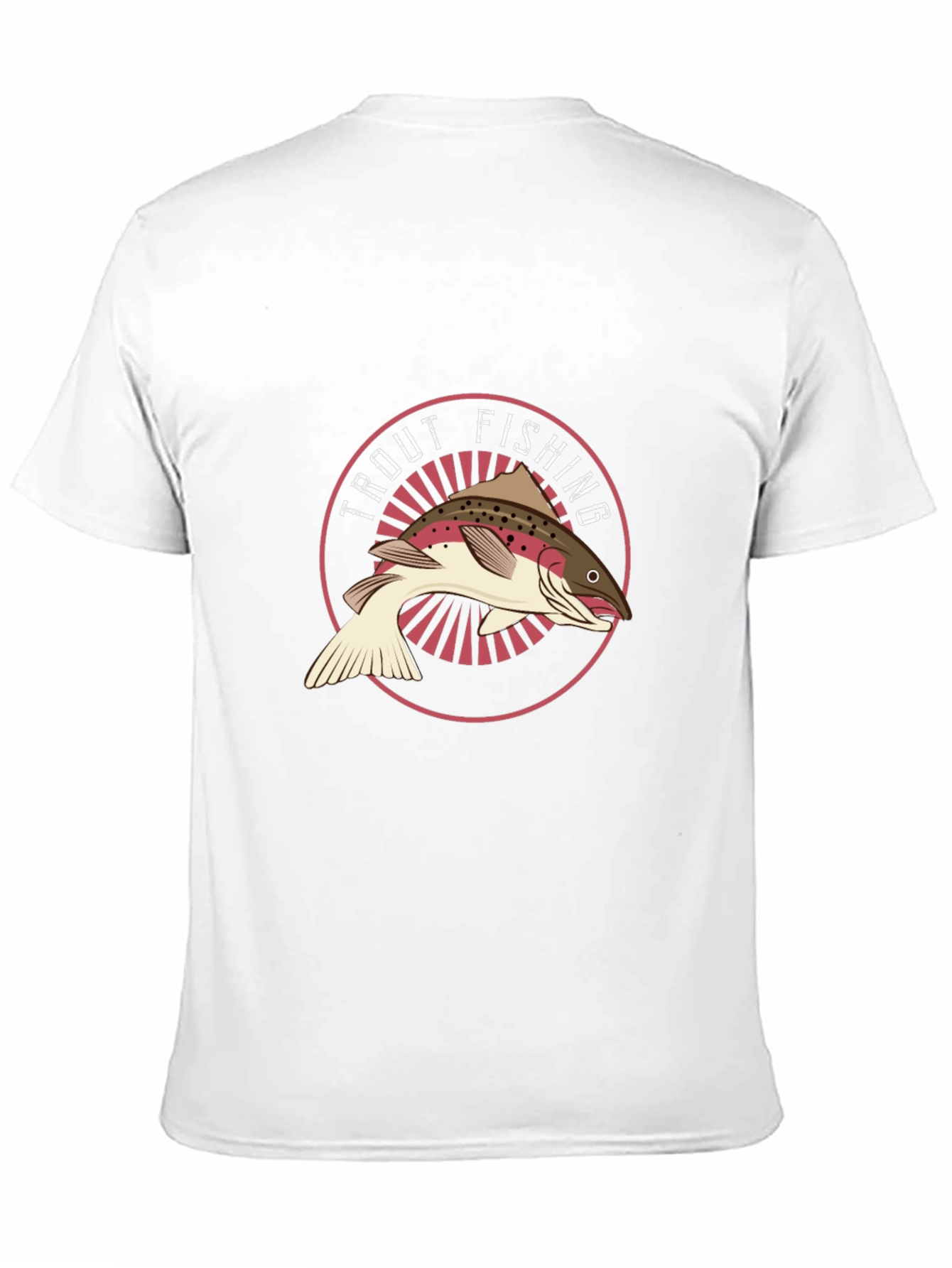 Trout Fishing Graphic Tee - Black
