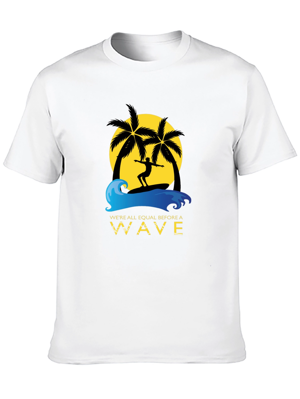 Surfer Graphic Tee - Equal Before a Wave