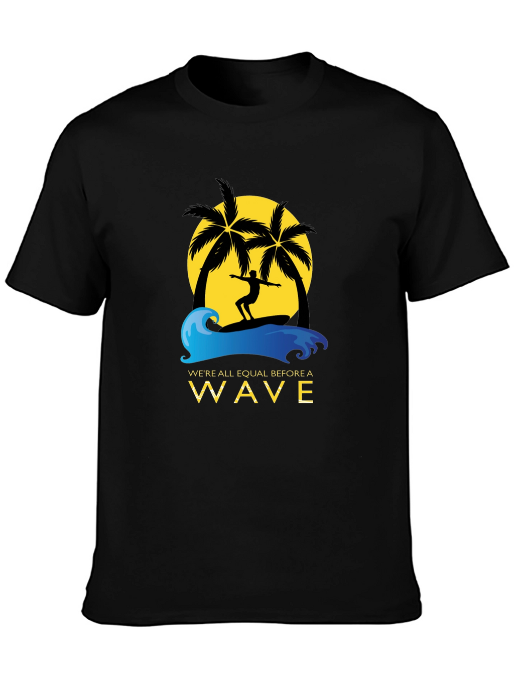 Surfer Graphic Tee - Equal Before a Wave