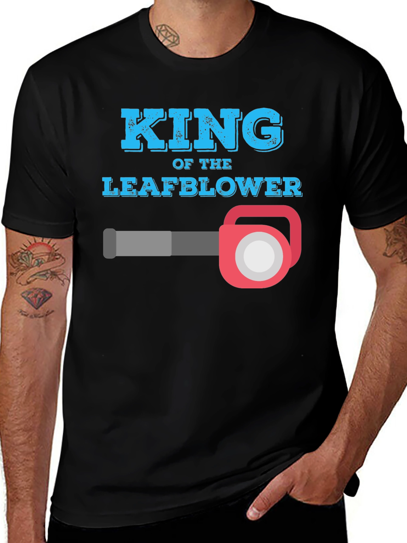 King of the Leaf Blower T-Shirt