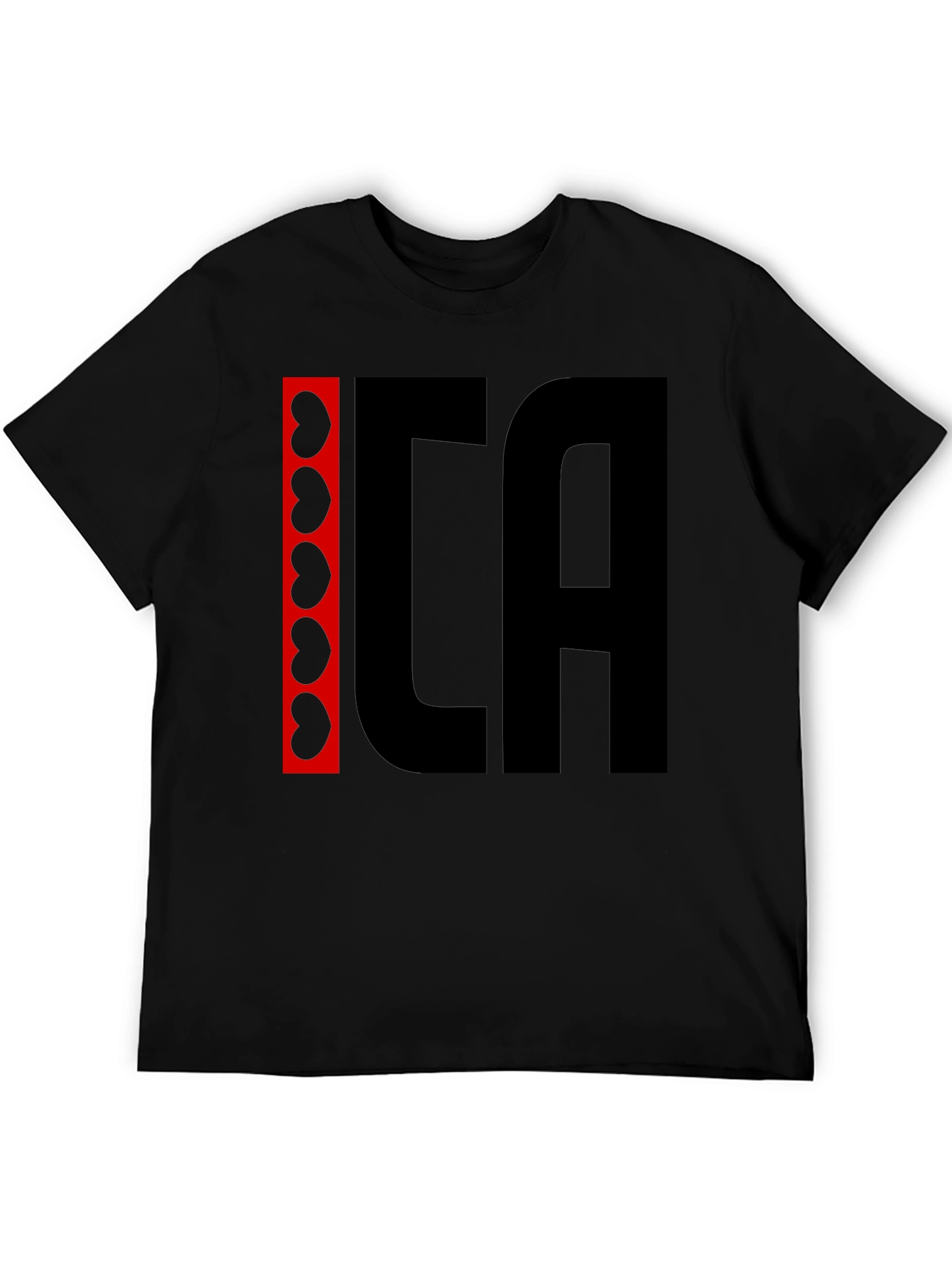 ICA Kidney Beans Graphic Black T-Shirt