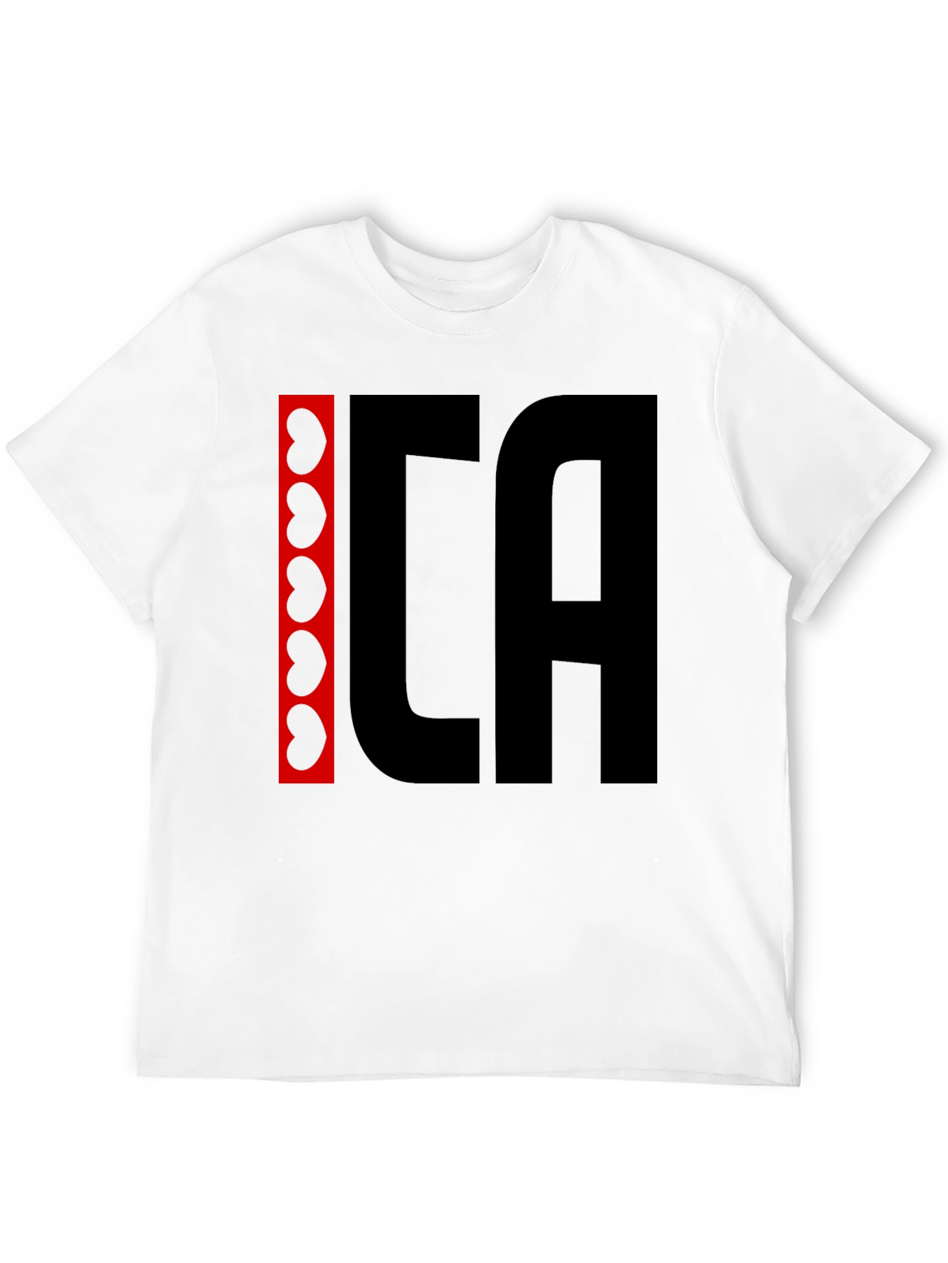 ICA Kidney Beans Graphic Black T-Shirt