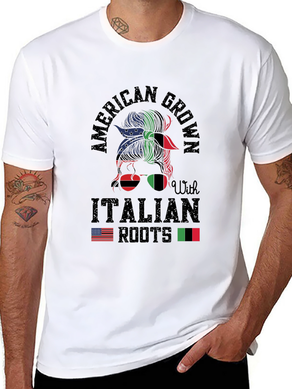 American Grown Italian Roots T-Shirt