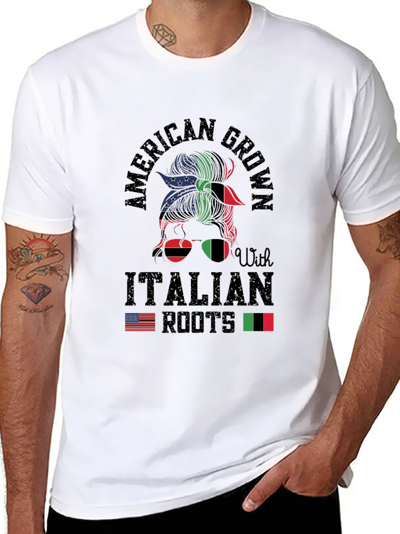 American Grown Italian Roots T-Shirt
