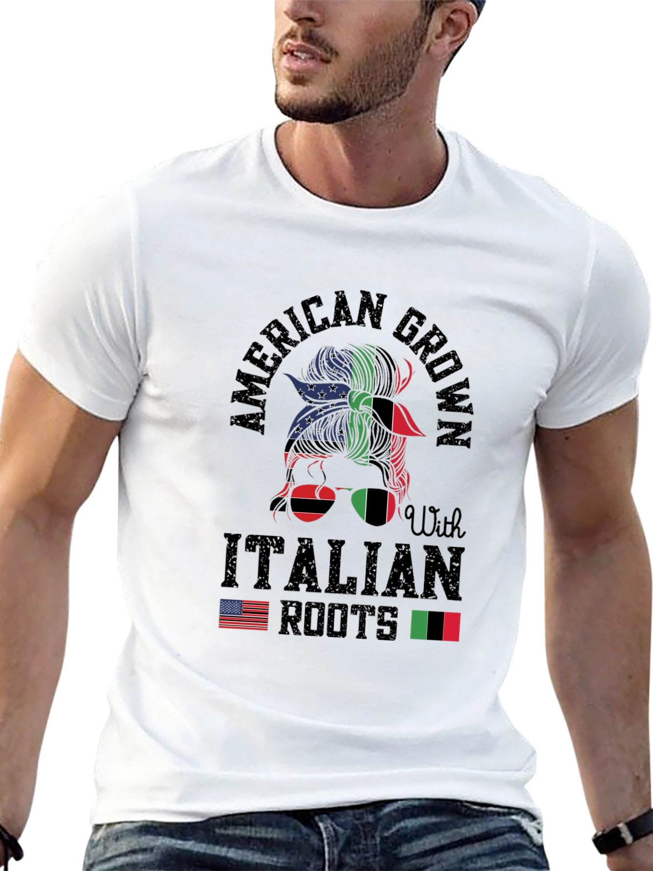 American Grown Italian Roots T-Shirt