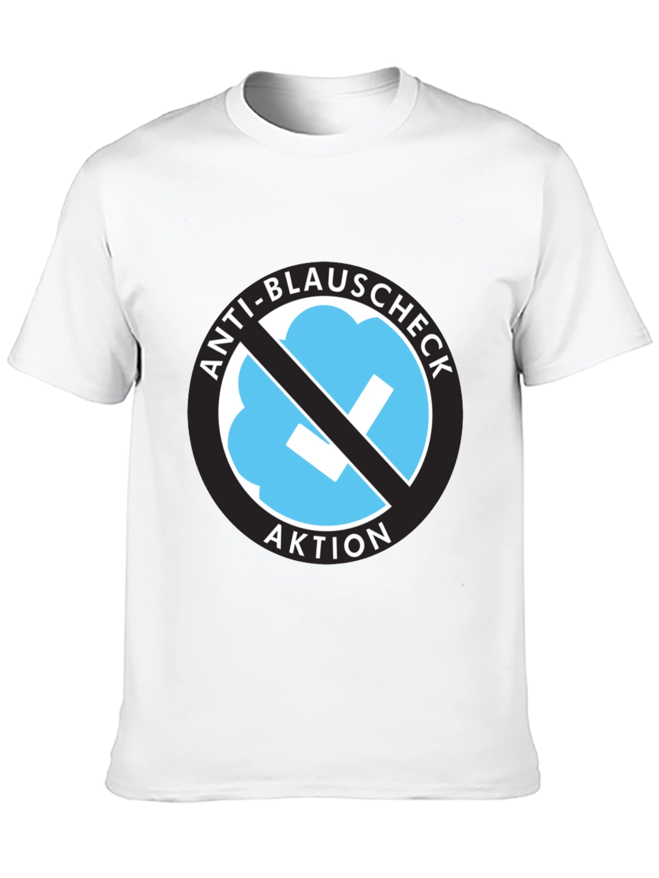 Anti-Blauschmeck T-Shirt - Black Crew Neck Tee