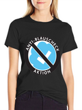 Anti-Blauschmeck T-Shirt - Black Crew Neck Tee