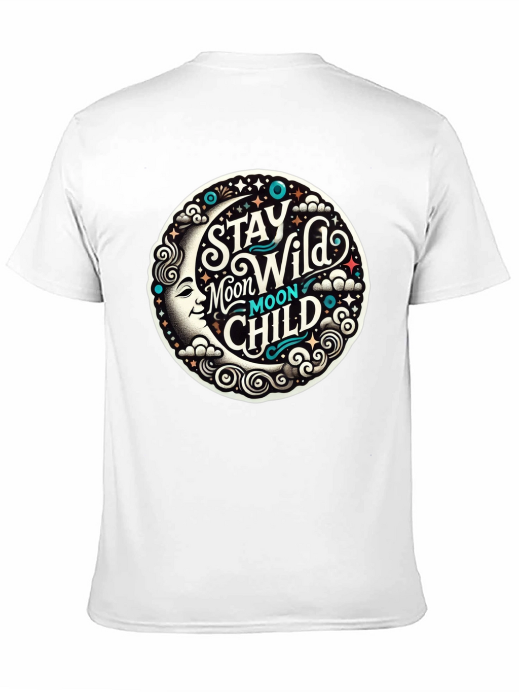Stay Wild Moon Child Black T-Shirt