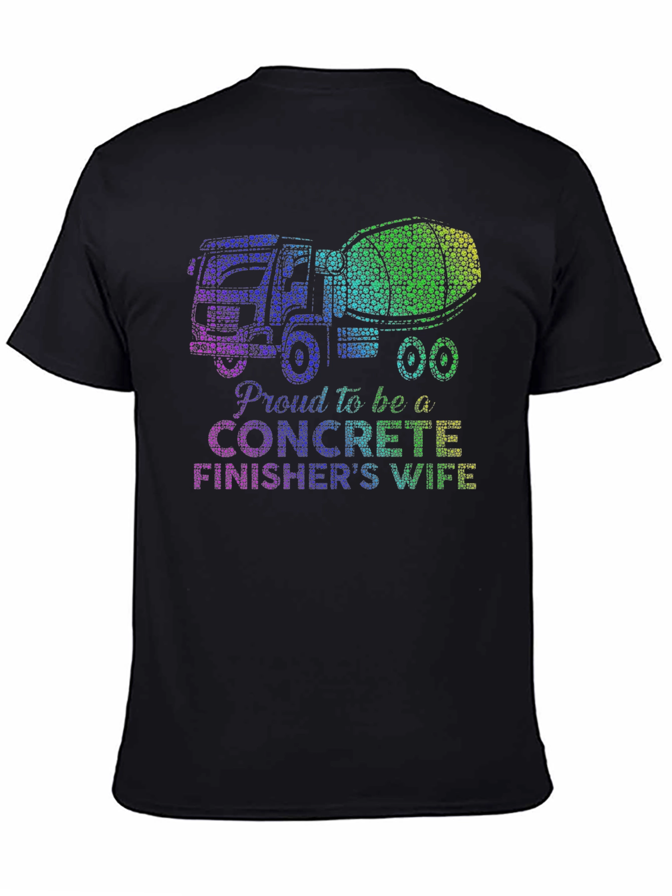 Proud Concrete Finishers Wife Graphic Tee