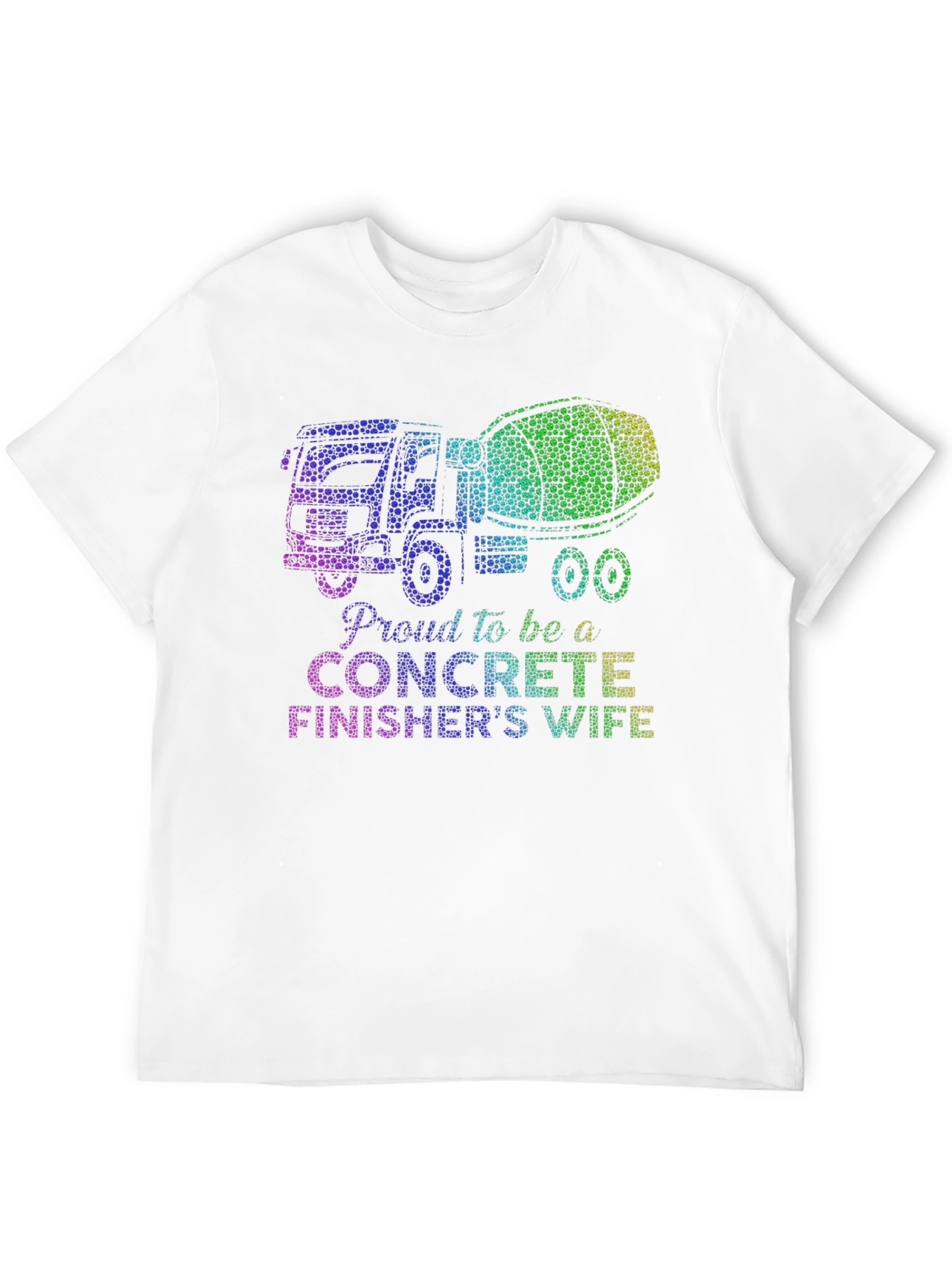 Proud Concrete Finishers Wife Graphic Tee