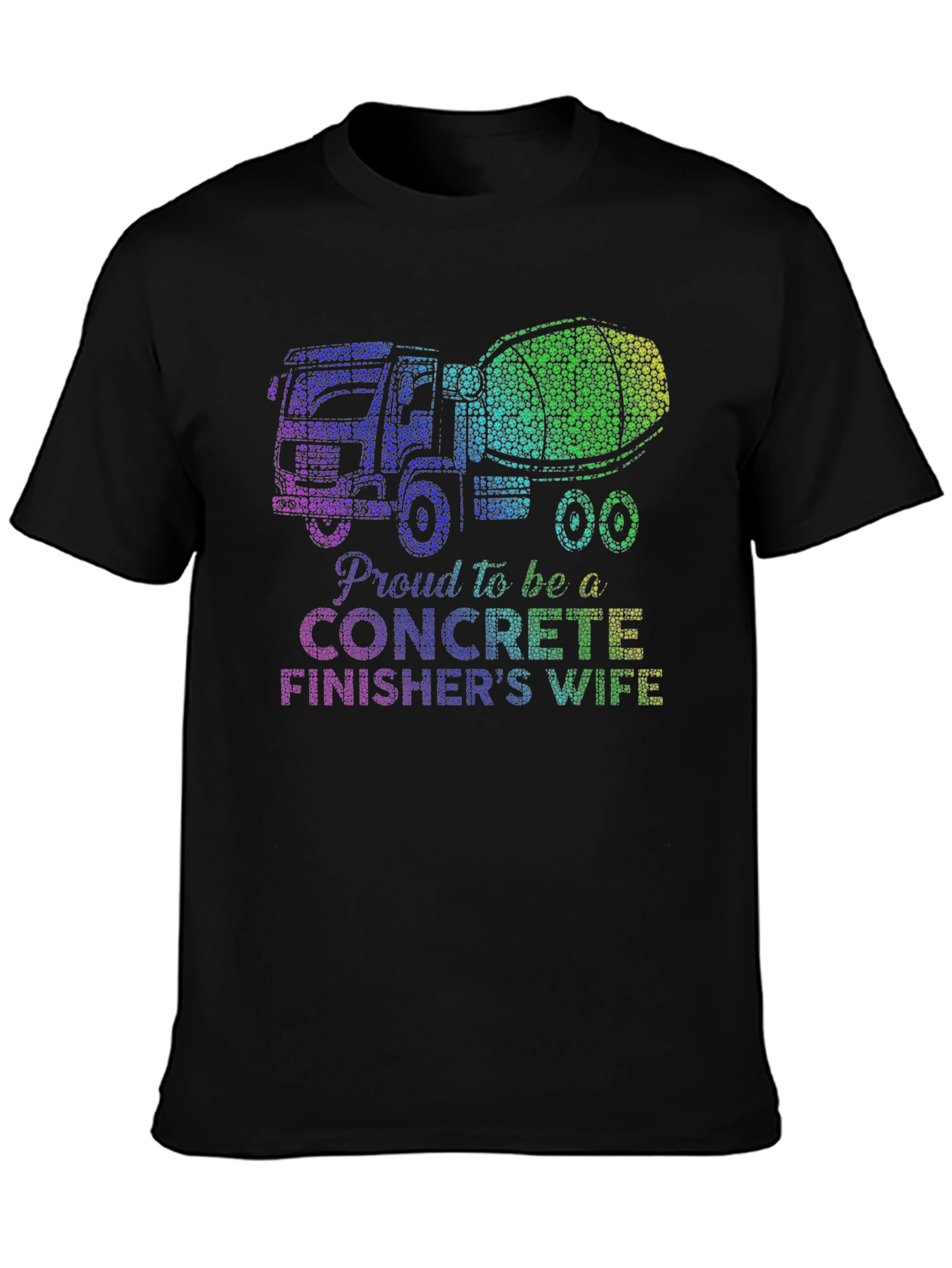 Proud Concrete Finishers Wife Graphic Tee