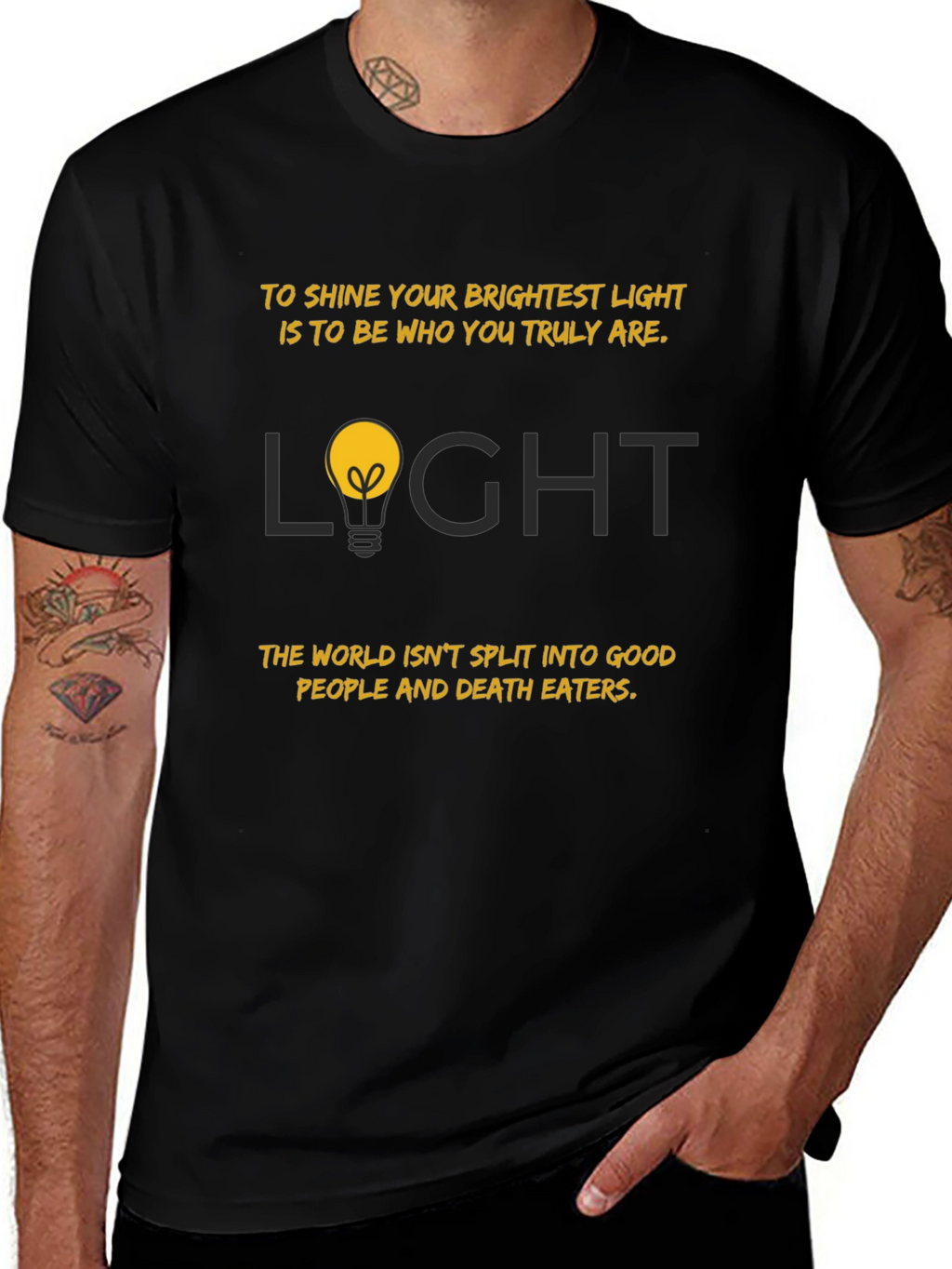 Shine Your Light Graphic Tee - Motivational T-Shirt
