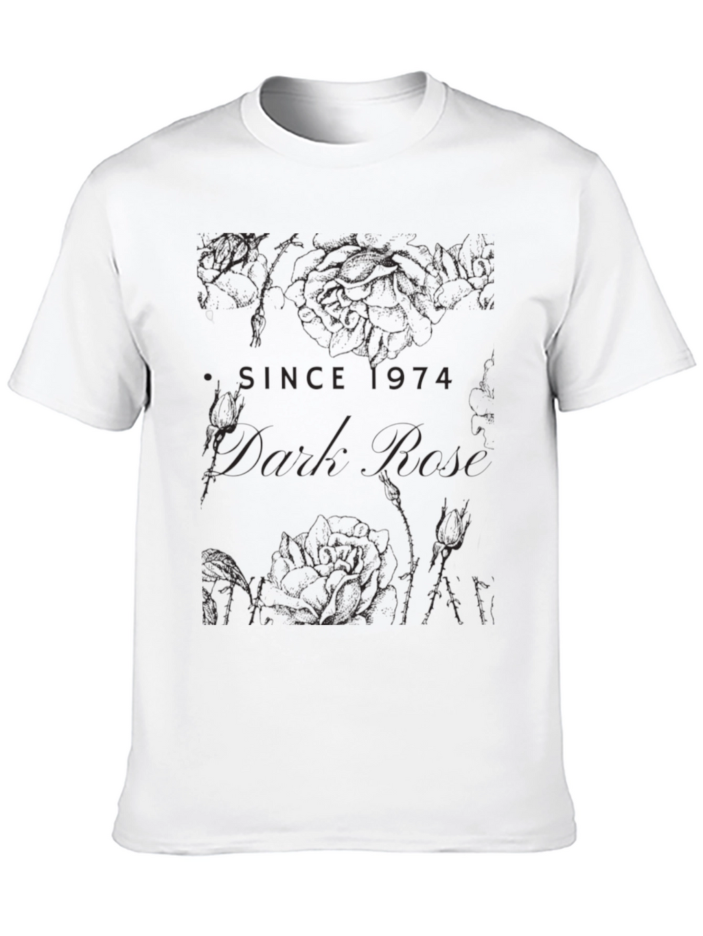 Dark Rose Graphic Tee - Since 1974