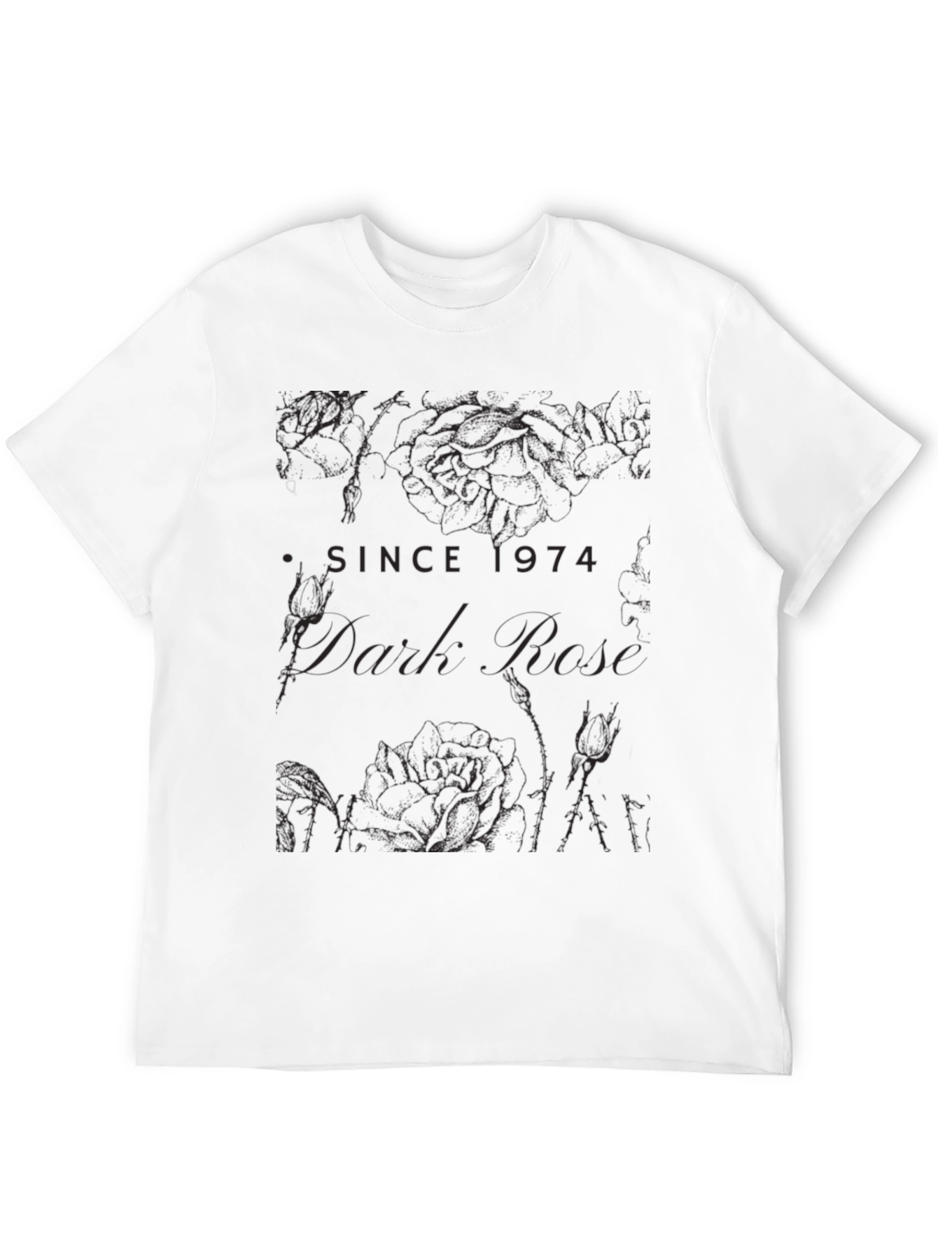 Dark Rose Graphic Tee - Since 1974