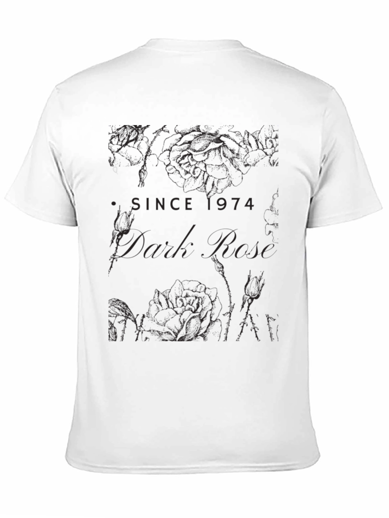 Dark Rose Graphic Tee - Since 1974