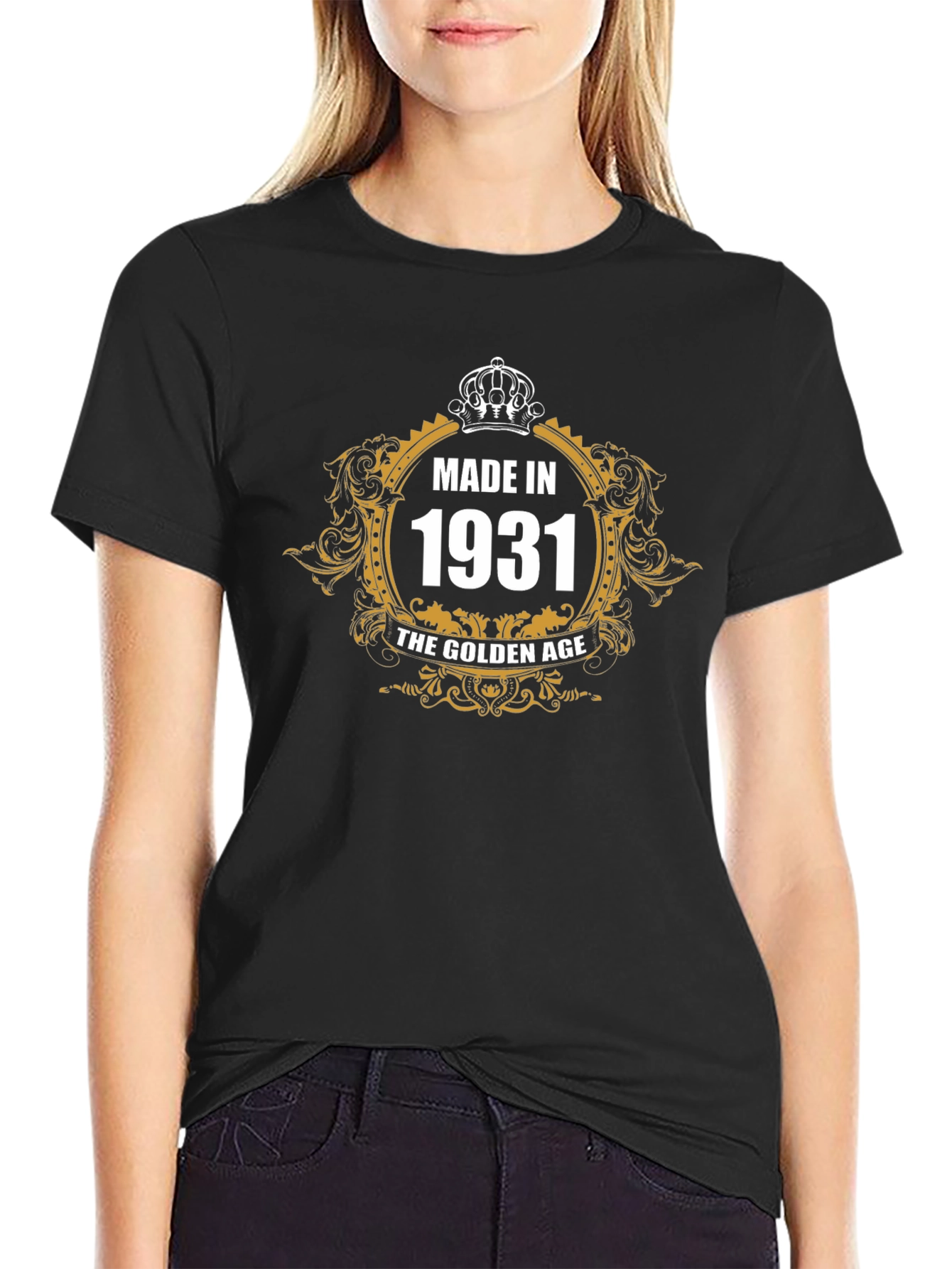 Made in 1931 Golden Age Black T-Shirt