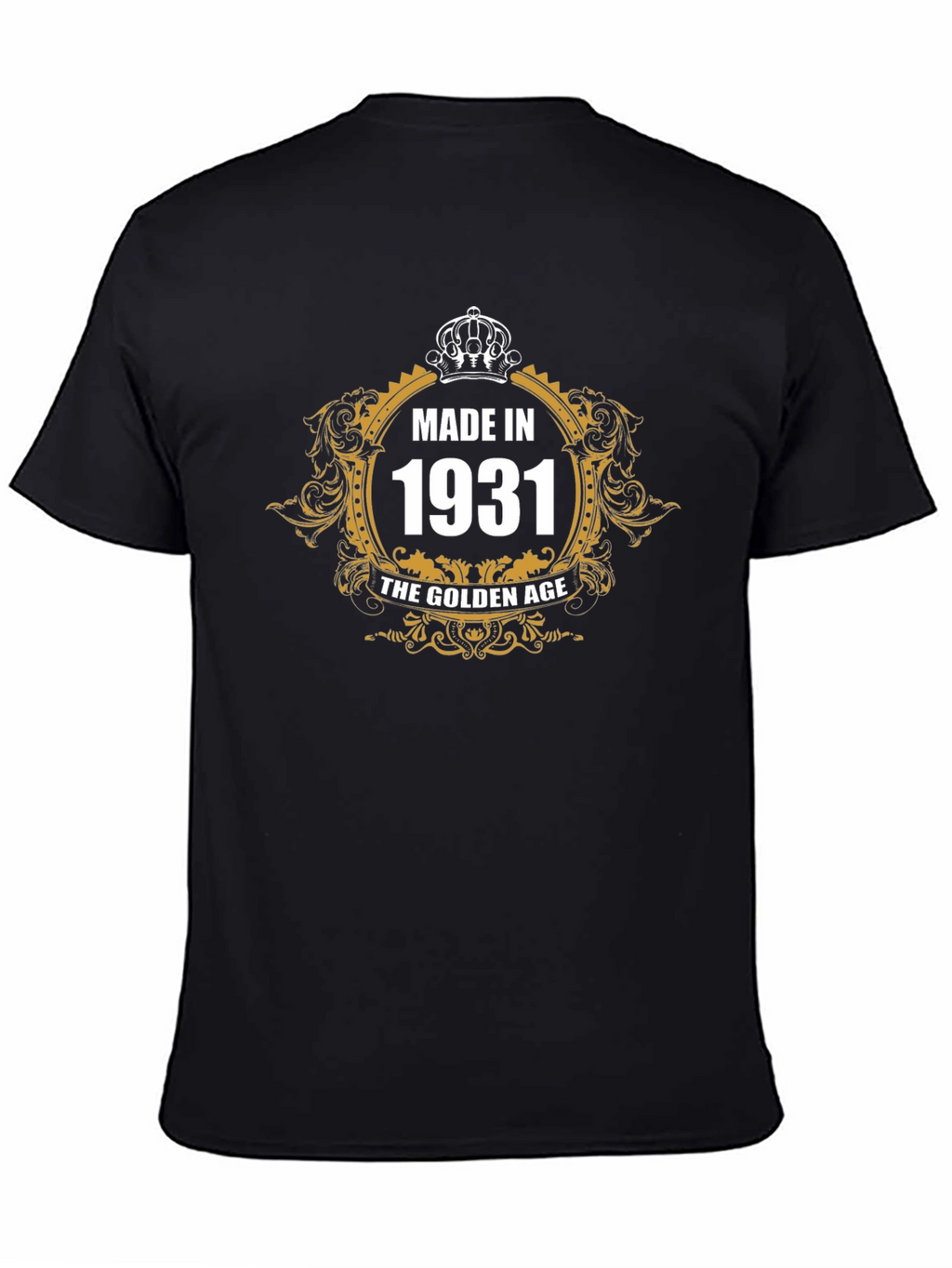 Made in 1931 Golden Age Black T-Shirt