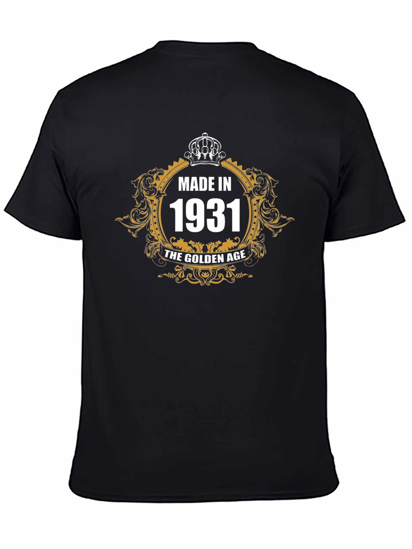 Made in 1931 Golden Age Black T-Shirt