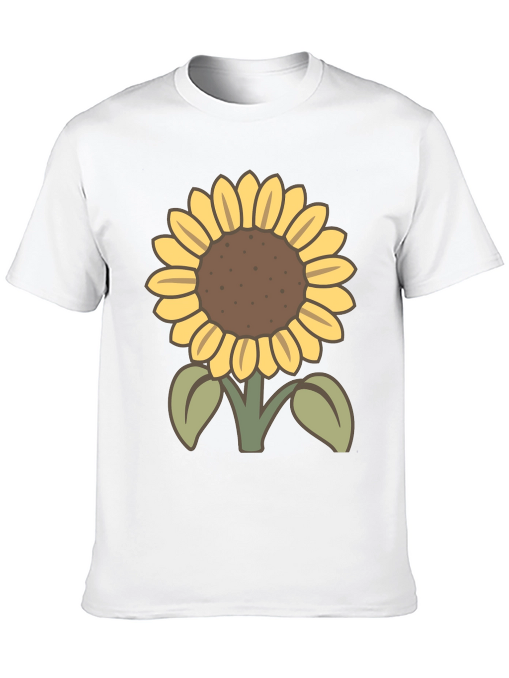 Sunflower Graphic T-Shirt - Casual Black Tee