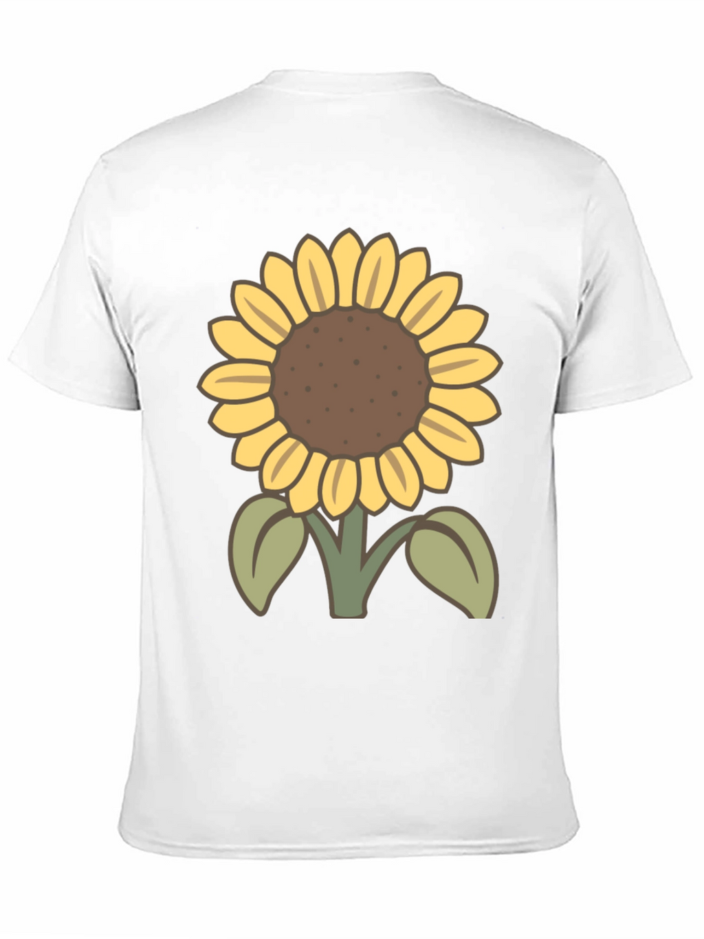 Sunflower Graphic T-Shirt - Casual Black Tee