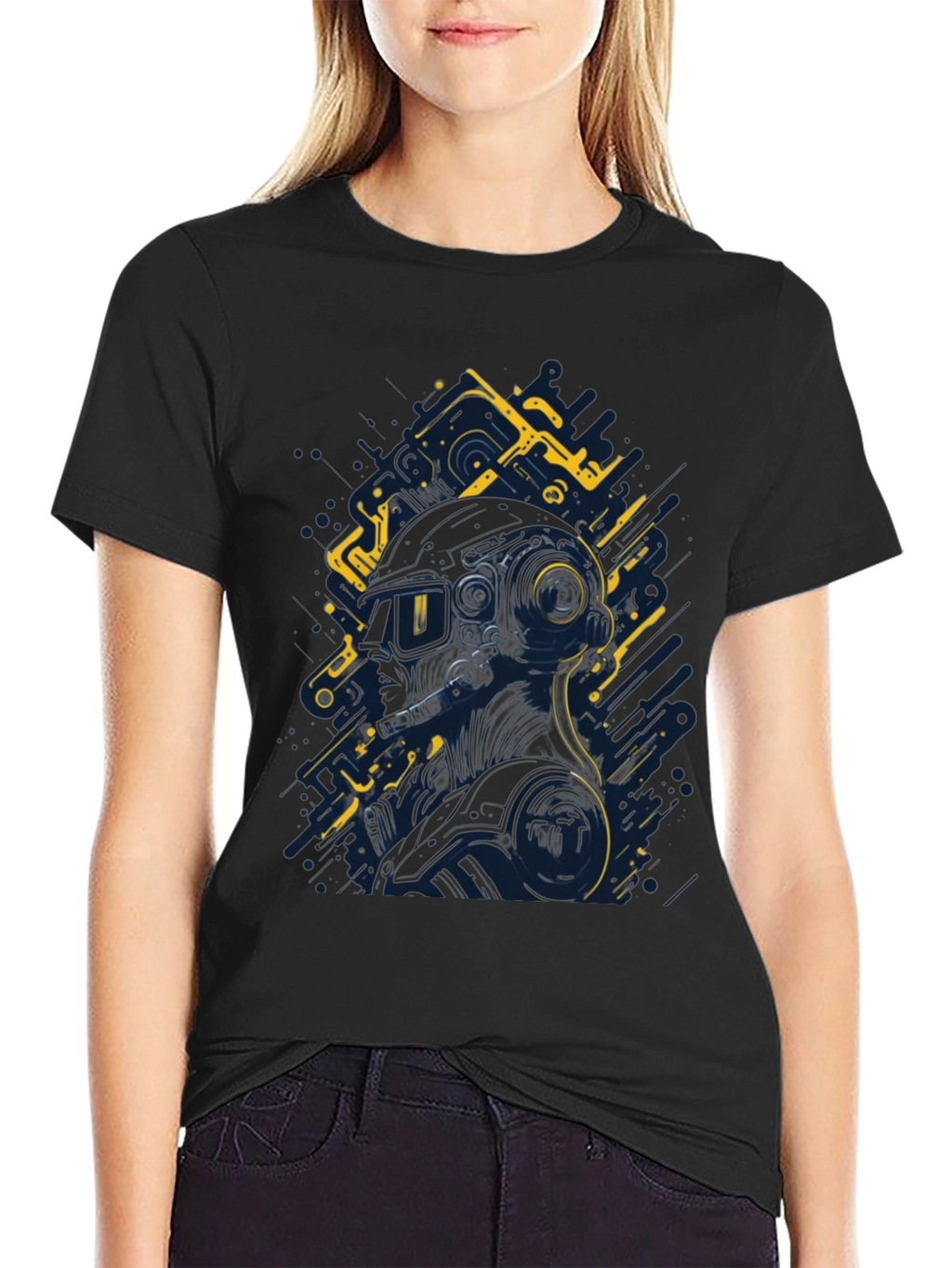 Cyberpunk Black T-Shirt