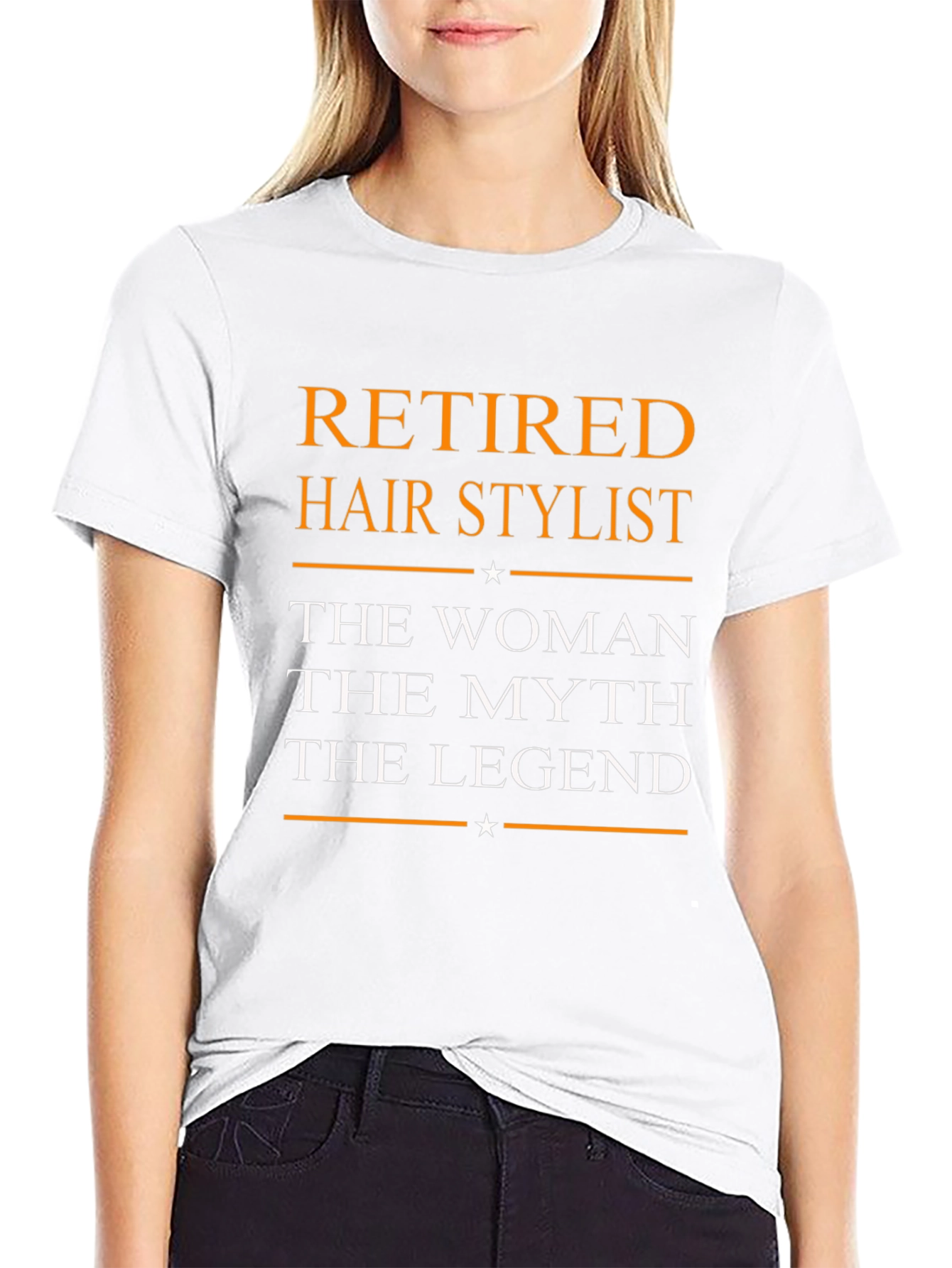 Retired Hair Stylist T-Shirt - The Legend