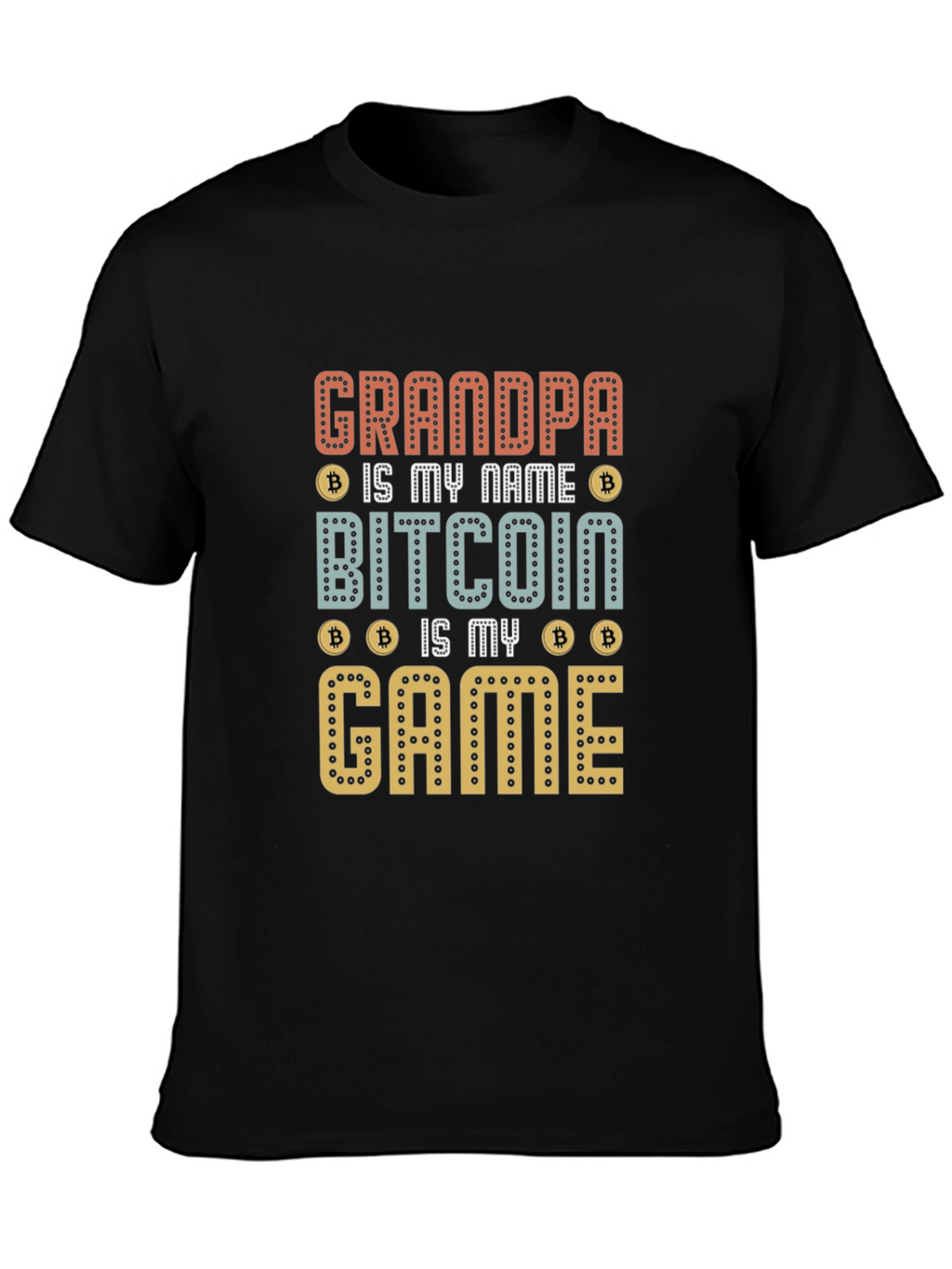 Grandpa Bitcoin Game T-Shirt
