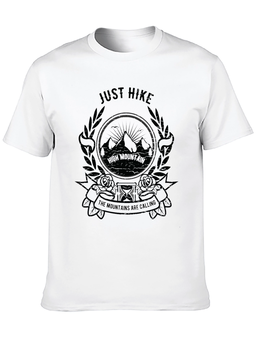 Just Hike Mountain Graphic T-Shirt