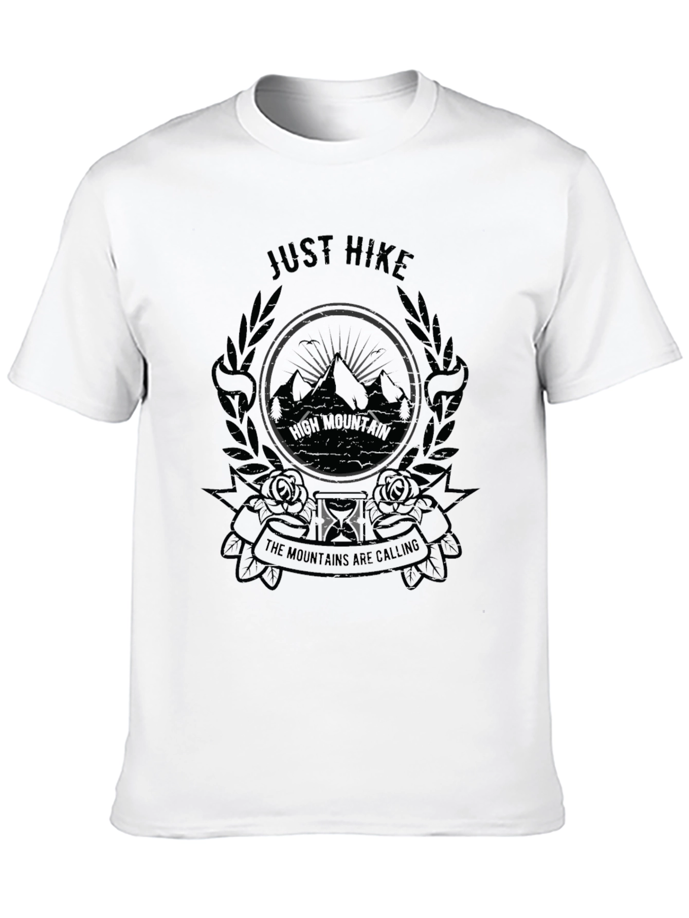 Just Hike Mountain Graphic T-Shirt
