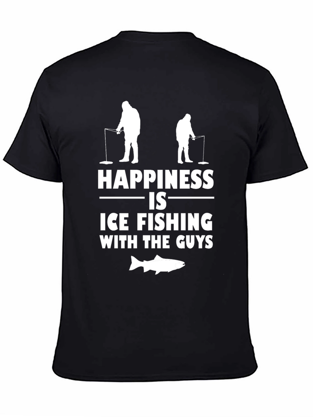 Ice Fishing Guys Graphic T-Shirt