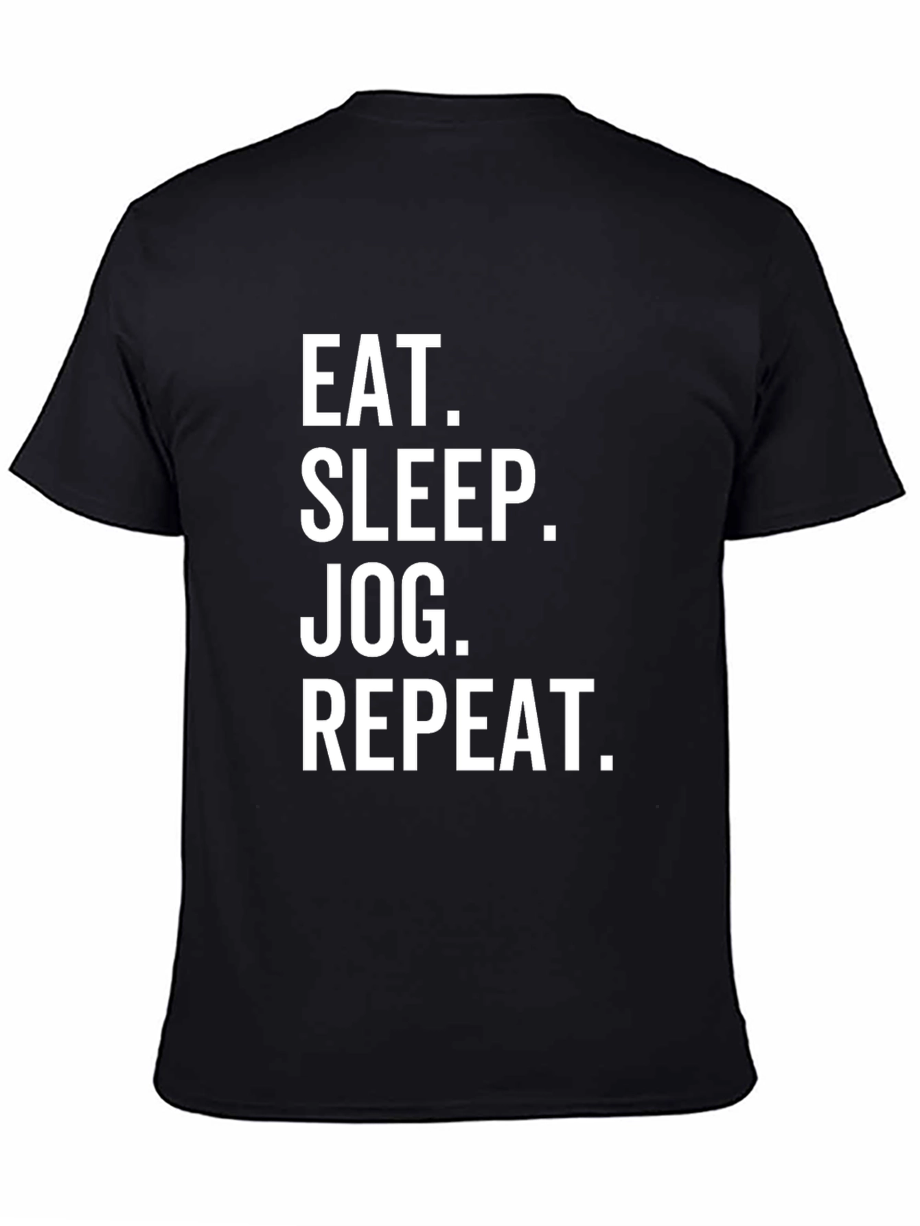 Eat Sleep Jog Repeat Graphic T-Shirt