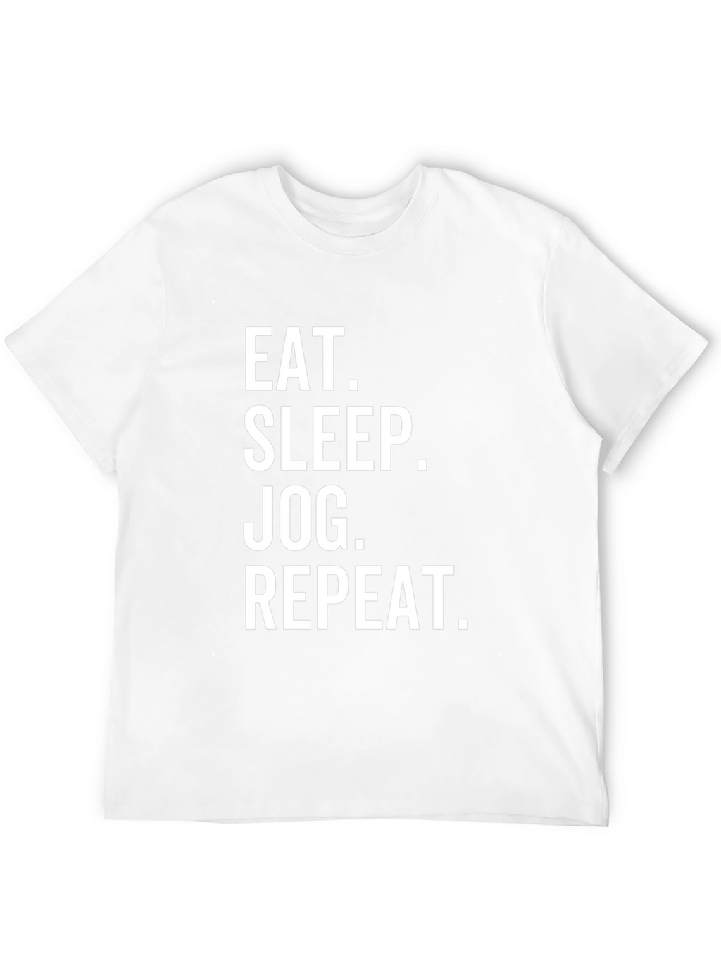 Eat Sleep Jog Repeat Graphic T-Shirt