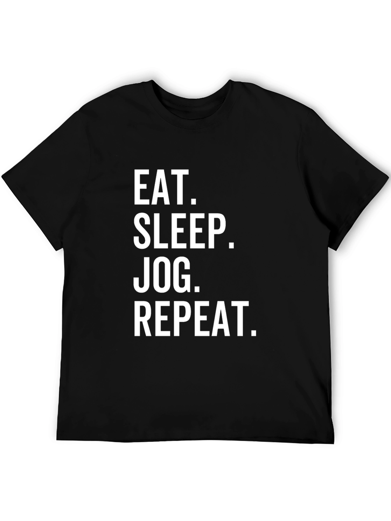 Eat Sleep Jog Repeat Graphic T-Shirt