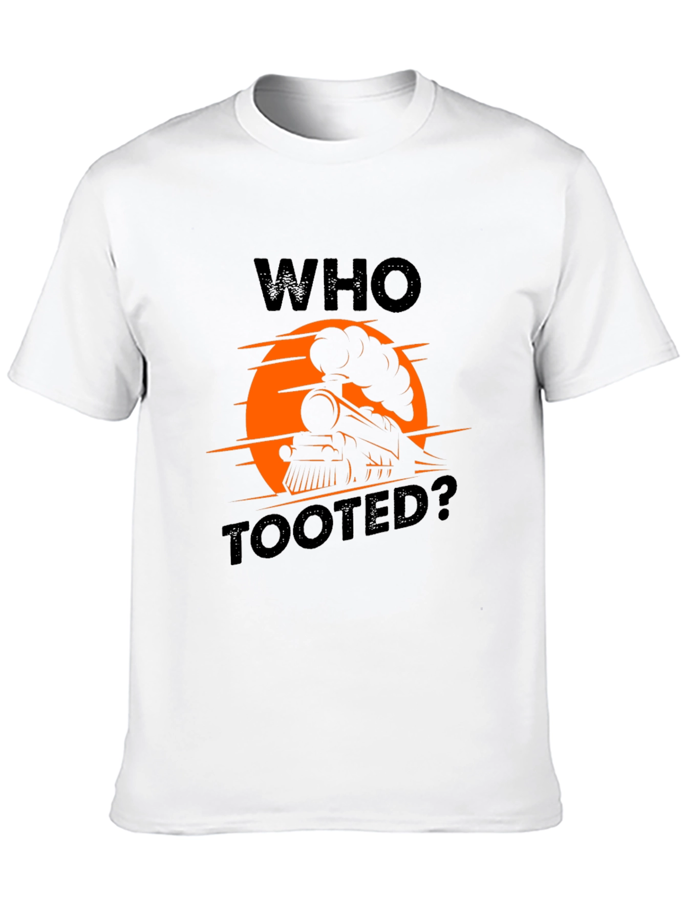 Who Tooted? Train Graphic T-Shirt