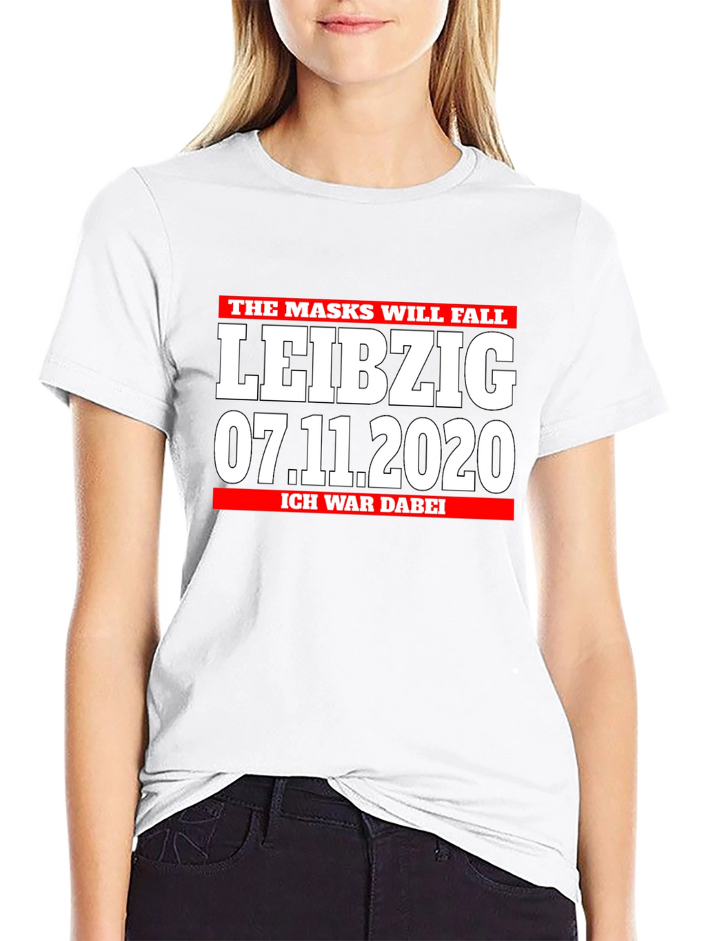 Leipzig 07.11.2020 I Was There Black T-Shirt