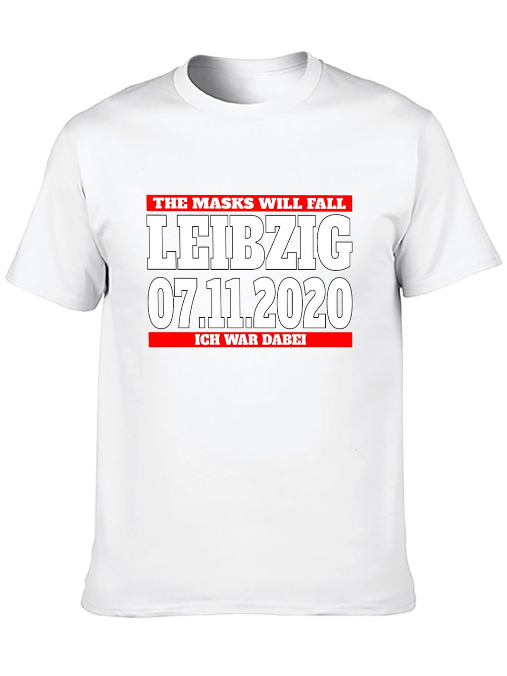 Leipzig 07.11.2020 I Was There Black T-Shirt