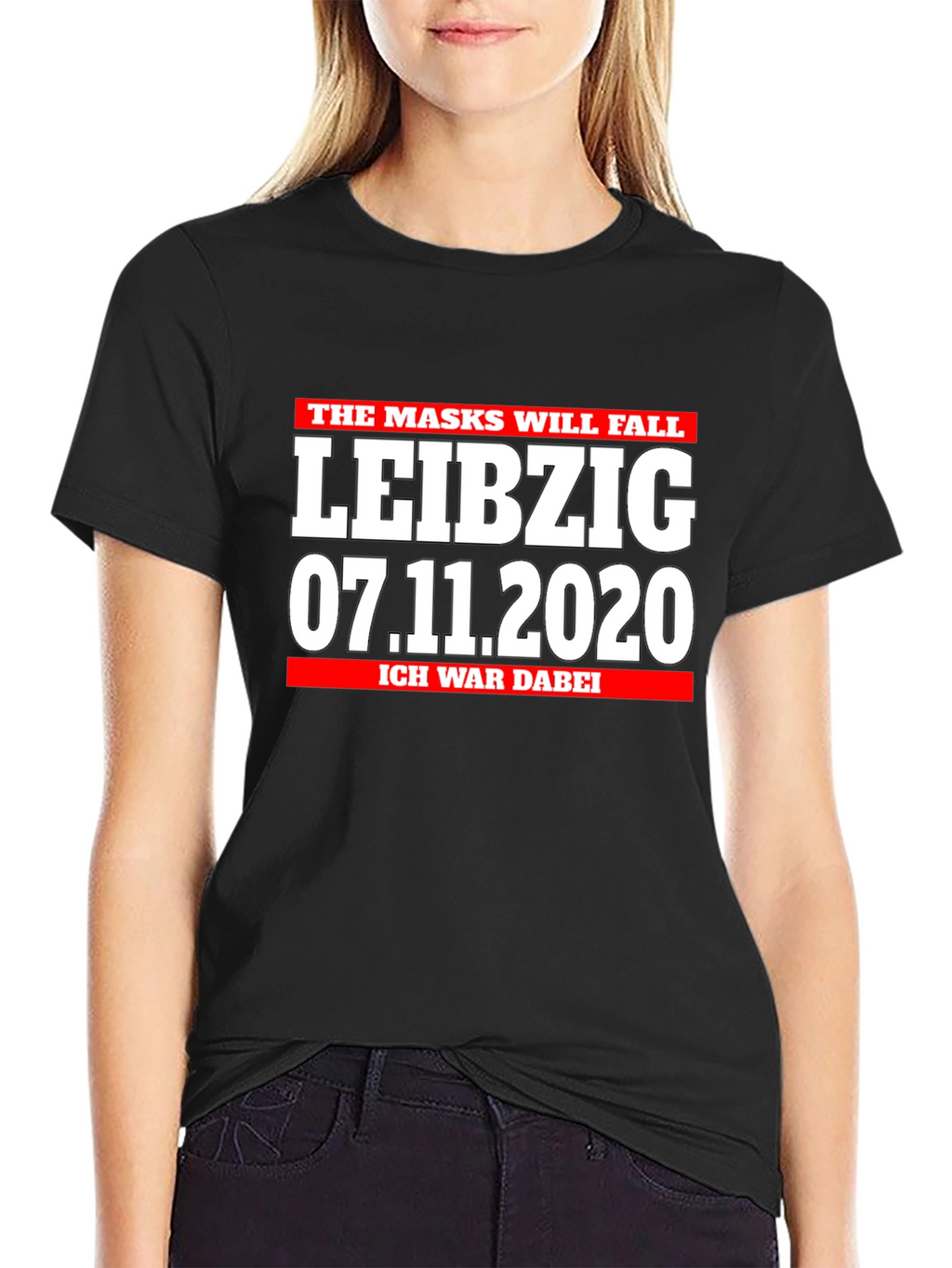 Leipzig 07.11.2020 I Was There Black T-Shirt