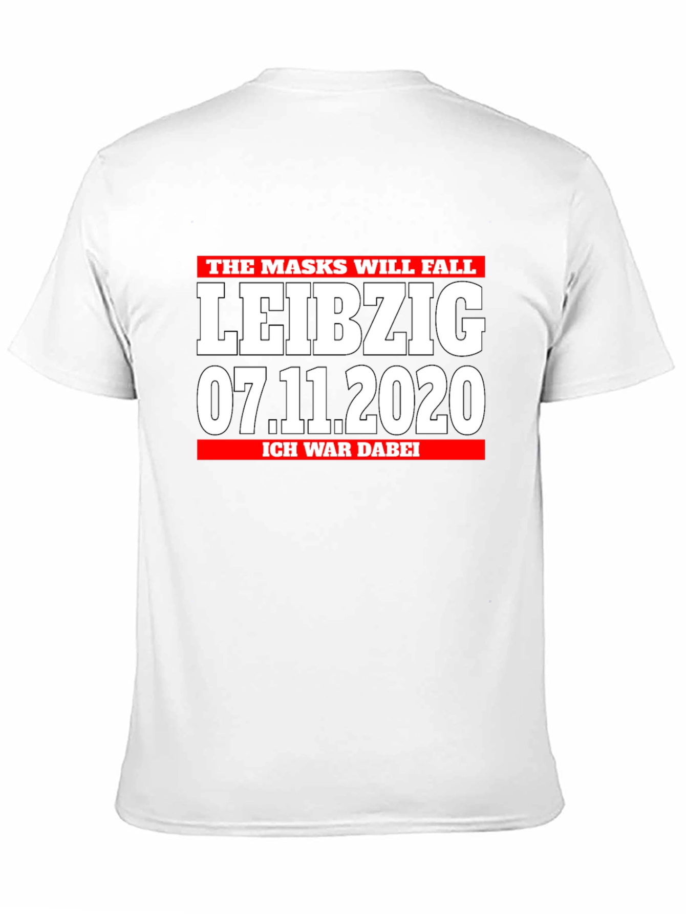 Leipzig 07.11.2020 I Was There Black T-Shirt