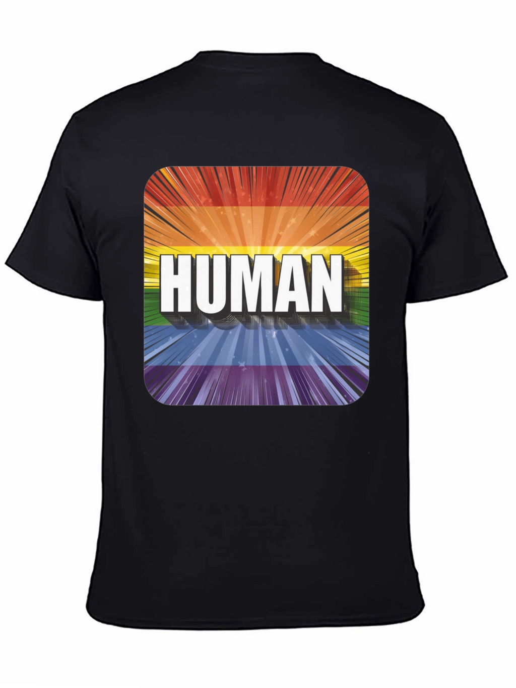 Human Pride T-Shirt - LGBTQ+ Rainbow Tee