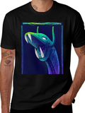 Mens Graphic T-Shirt - Serpent Design