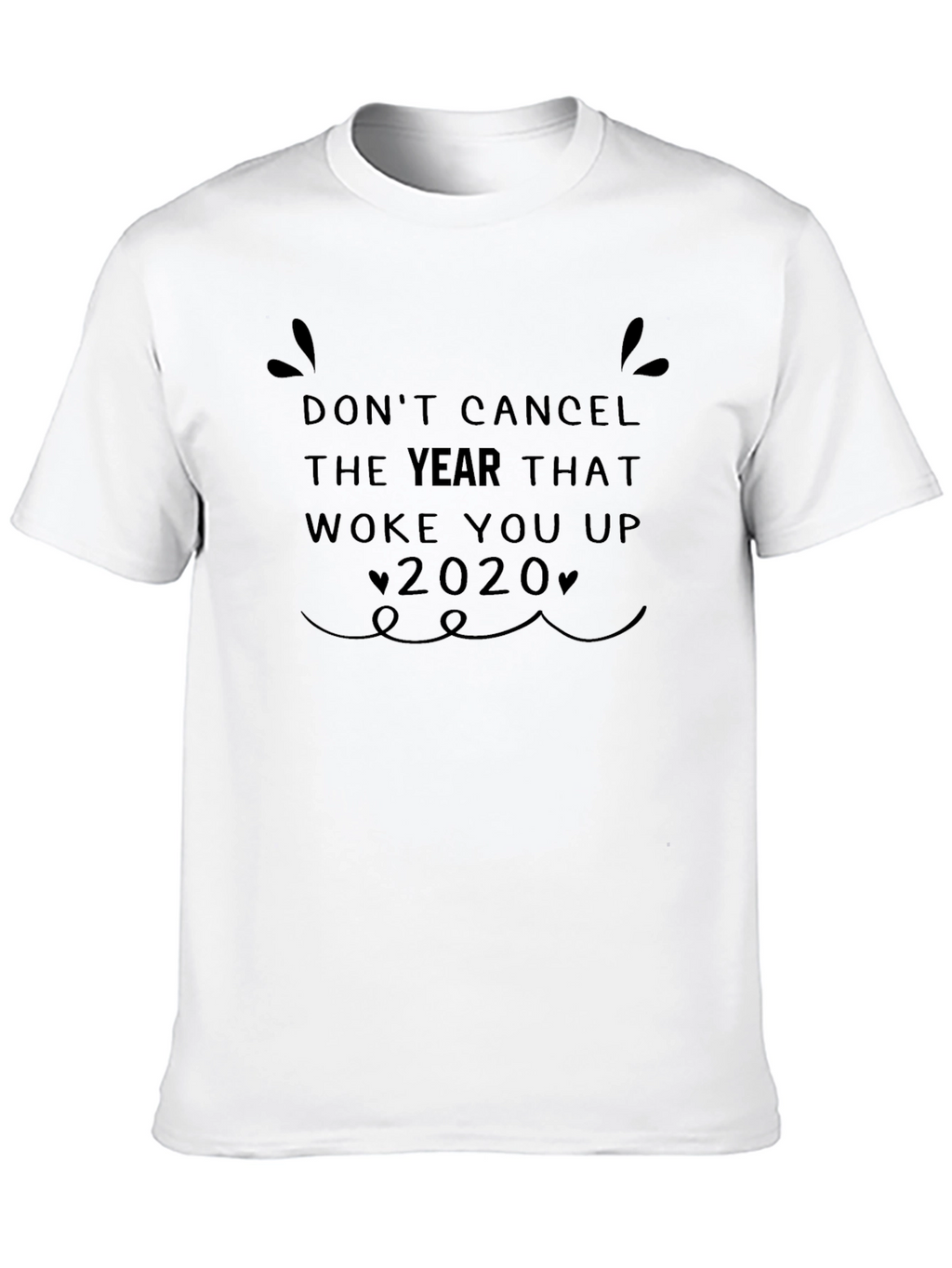 Woke Up 2020 Graphic Tee - Black