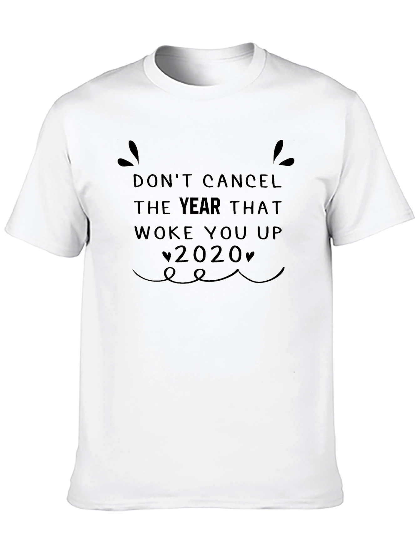 Woke Up 2020 Graphic Tee - Black