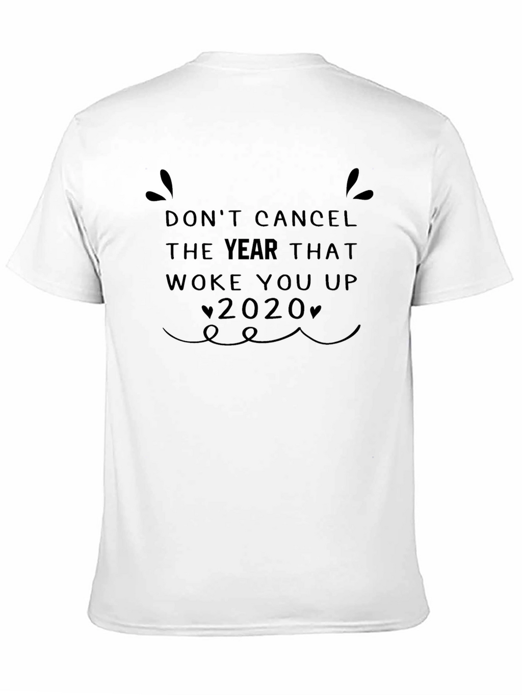 Woke Up 2020 Graphic Tee - Black