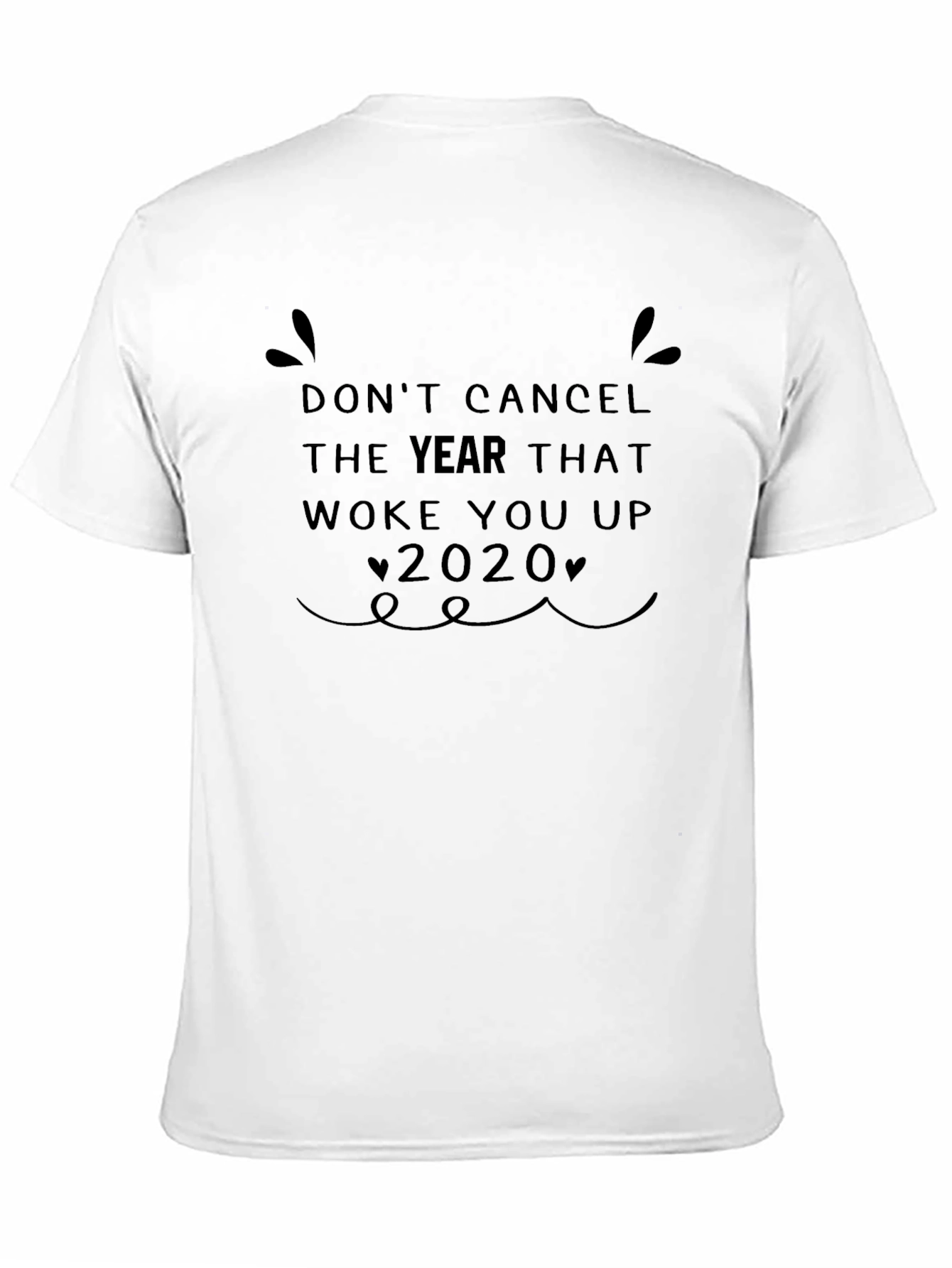 Woke Up 2020 Graphic Tee - Black