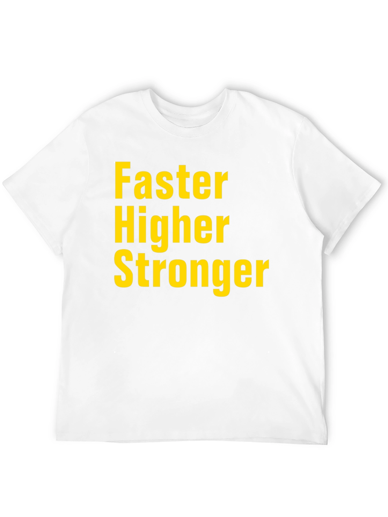 Faster Higher Stronger Black T-Shirt