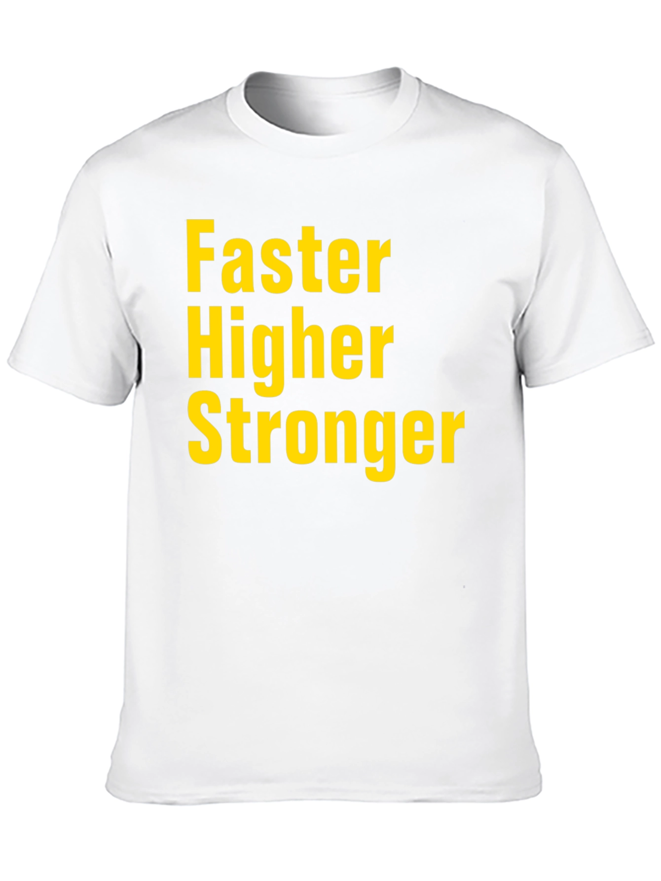 Faster Higher Stronger Black T-Shirt